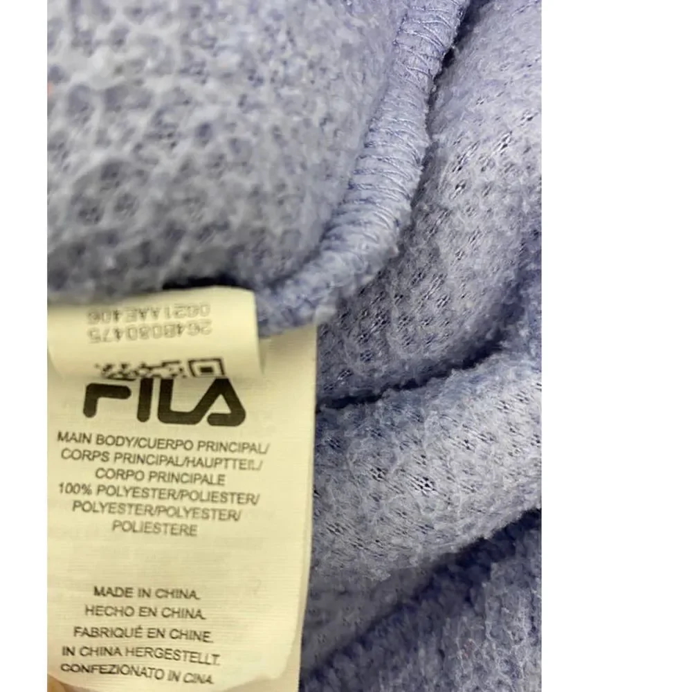FILA Fleece Pullover Half-Zip Jacket Lavender - Women's Size Small